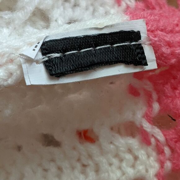 Unbranded women's long sleeve Color Block Hollow Out Knitted Cropped Sweater S - Picture 4 of 7